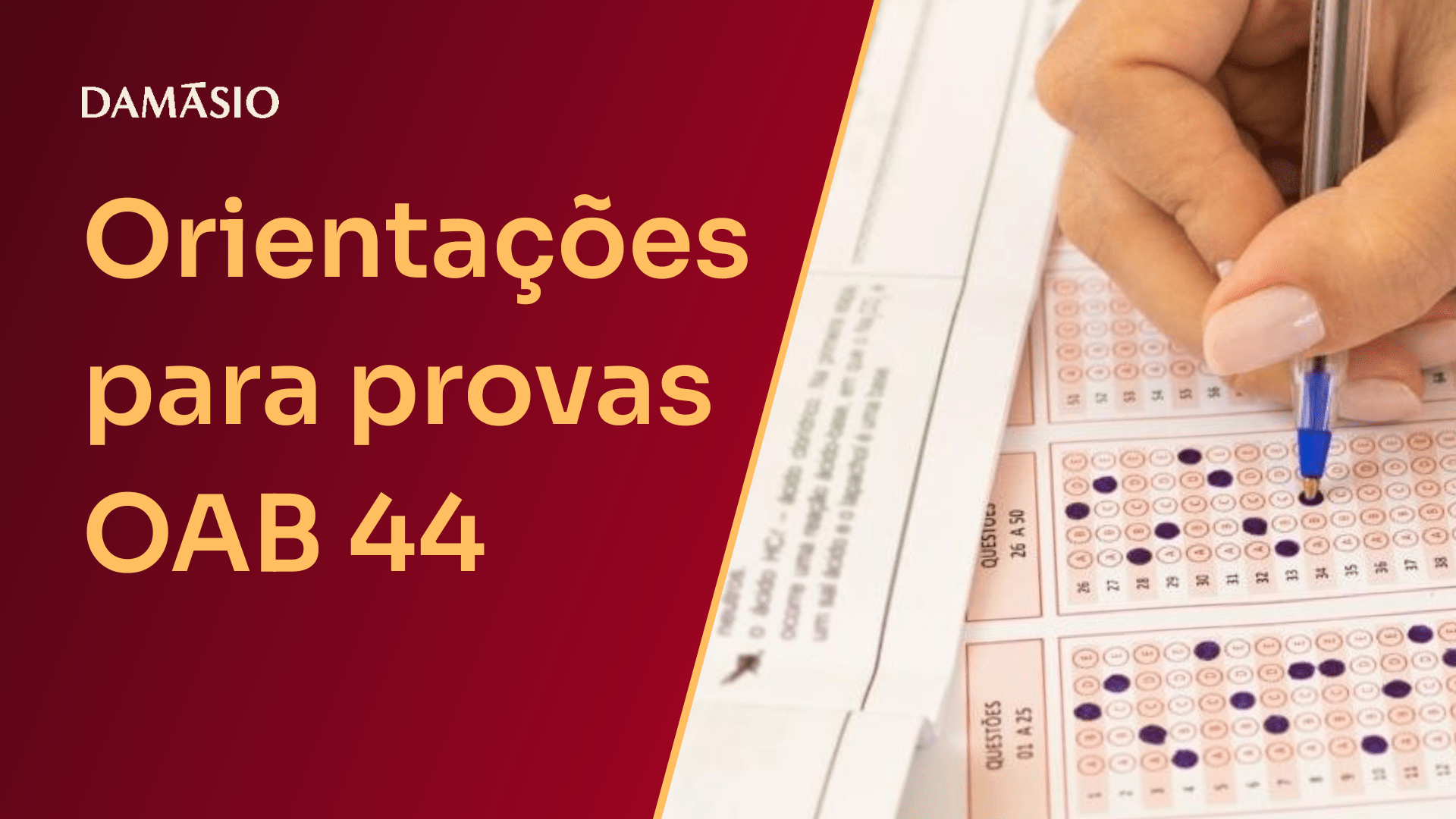 Exame OAB 44: veja orientações para a prova da primeira fase