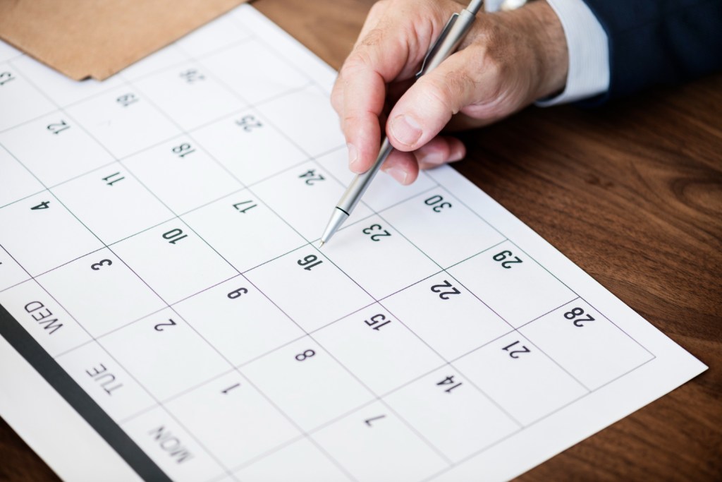 novo calend&aacute;rio OAB